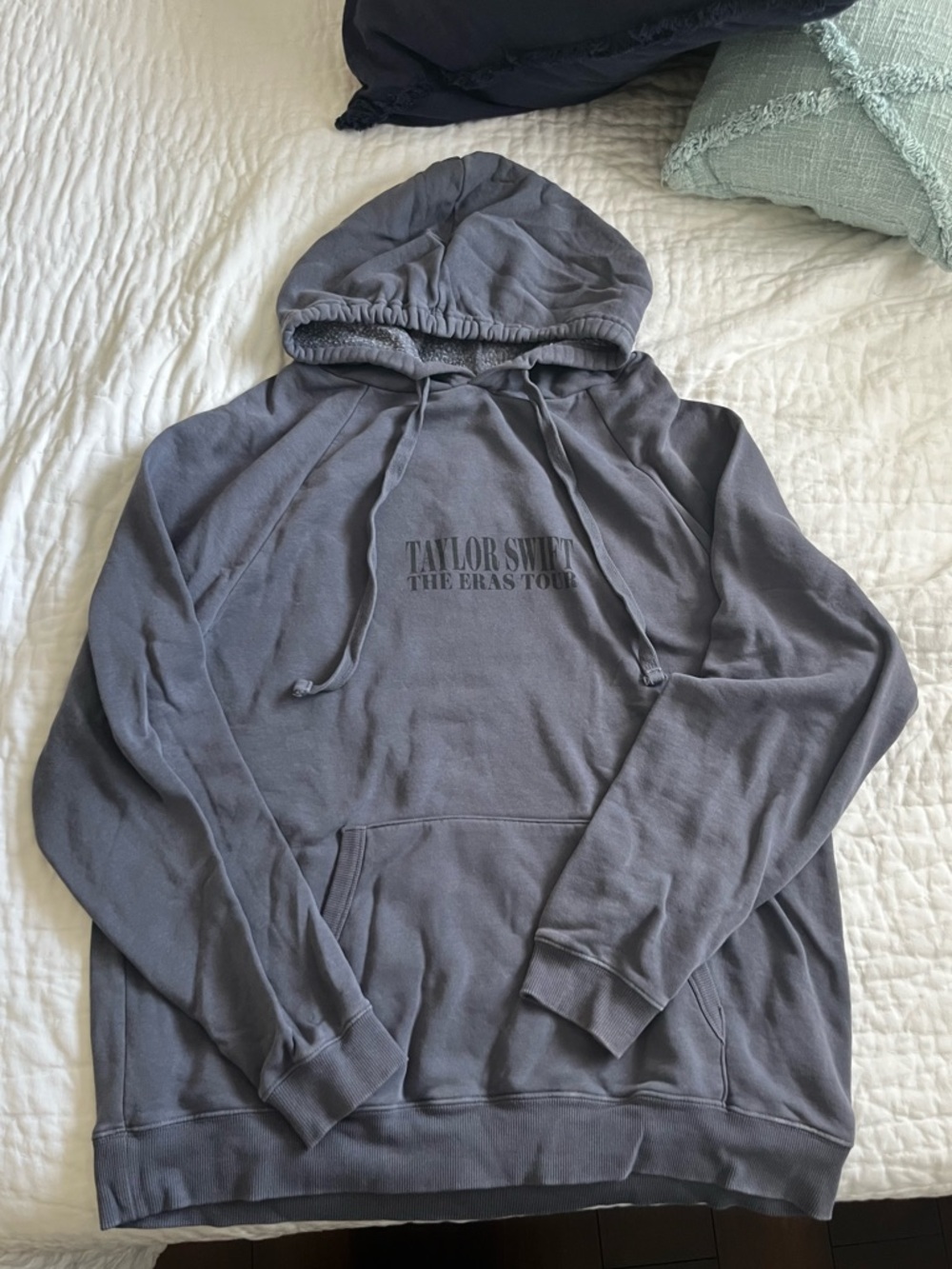 Taylor Swift Gray The Eras Tour Hoodie - Pullover Sweatshirt